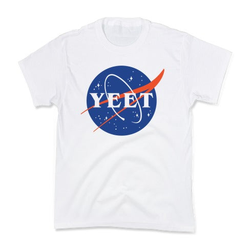 Yeet Nasa Logo Parody  Kid's Tee